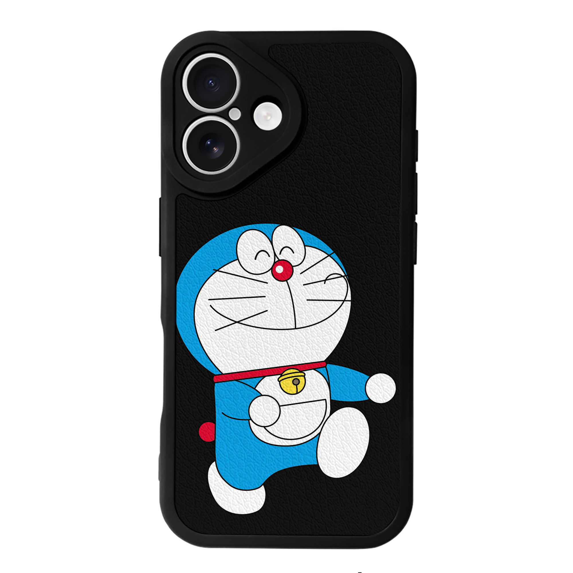 （画像用） ドラえもん Doraemon 【iPhone 16シリーズ対応】シリコンスマホケース（レザー調） 材質：シリコン